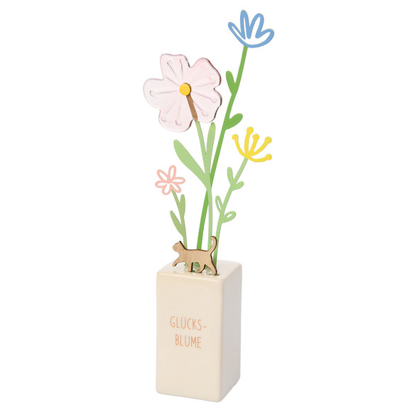 Deko-Aufsteller mit Blumen