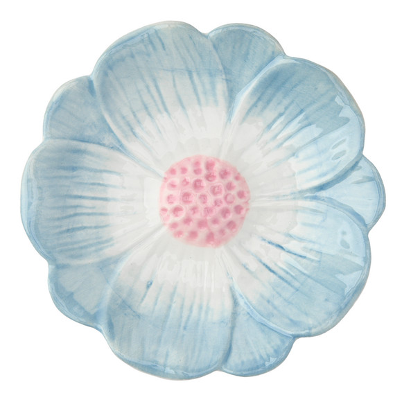 Kleine decoratieve schaal met bloemenmotief