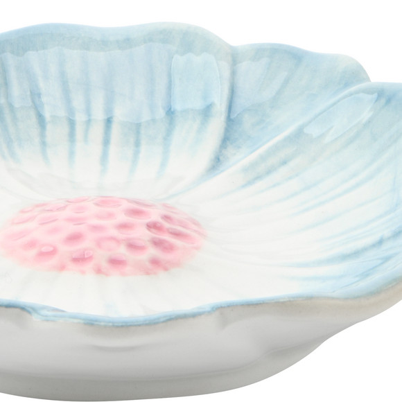 Kleine decoratieve schaal met bloemenmotief