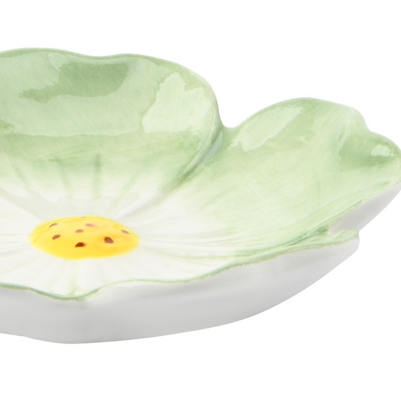 Kleine decoratieve schaal met bloemenmotief