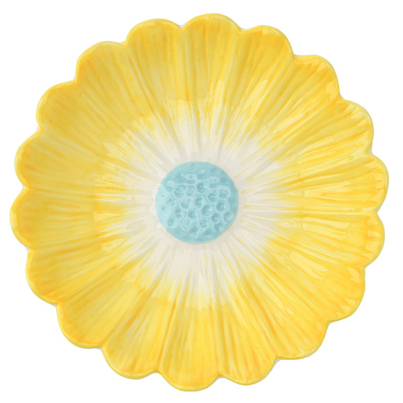 Deko-Teller in Blüten-Optik