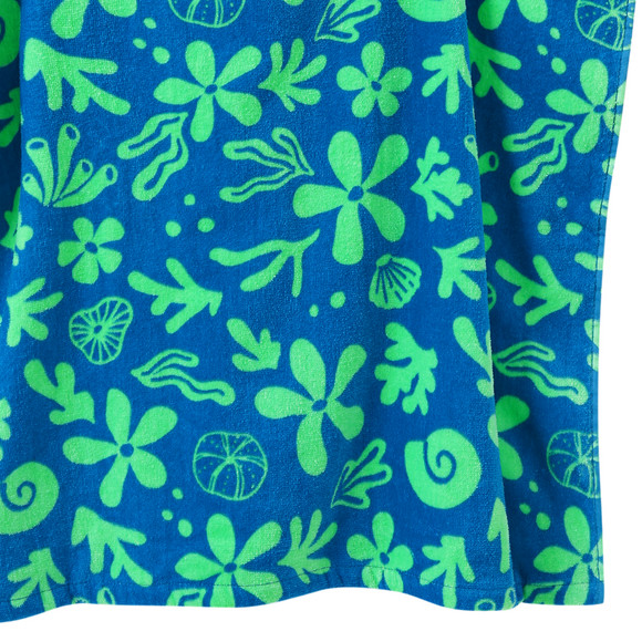 Kinder Badeponcho mit Allover-Print