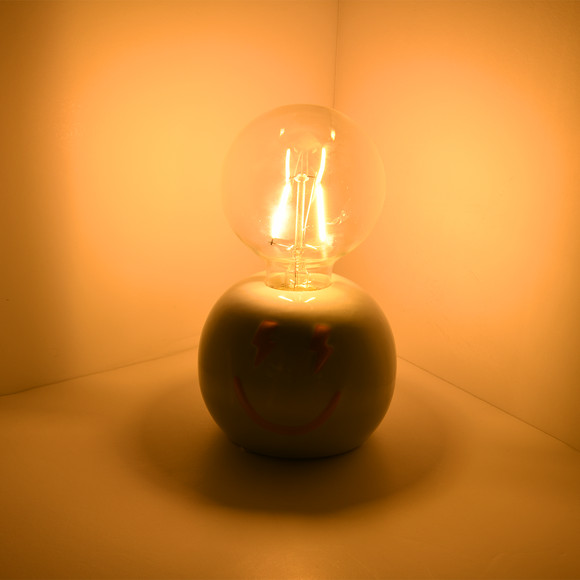 LED-lamp met gezicht