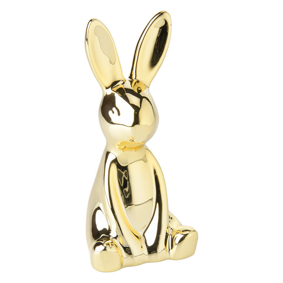 Klein decohaasje in goudkleur