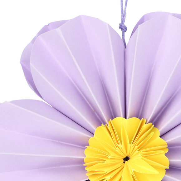 Kleine decoratiehanger papieren bloem