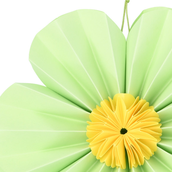 Kleine decoratiehanger papieren bloem