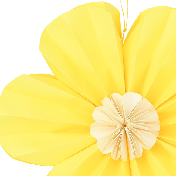 Decoratieve hanger met papieren bloem