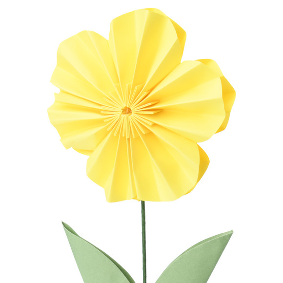 Kleiner Deko-Aufsteller Papierblume