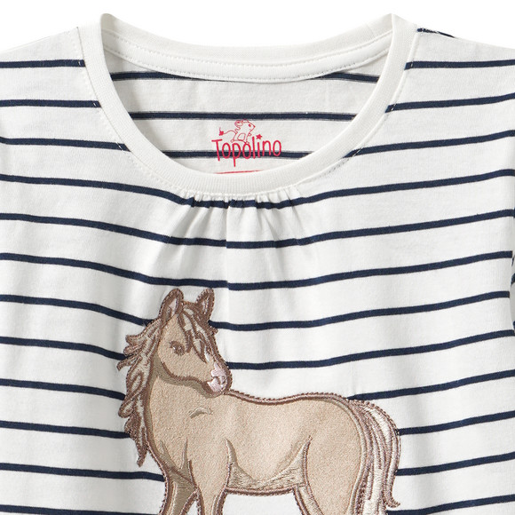 Mädchen T-Shirt mit Pferde-Motiv