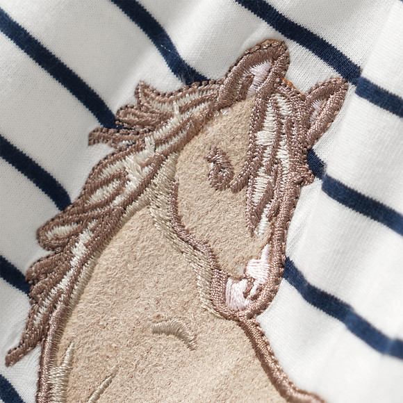 Mädchen T-Shirt mit Pferde-Motiv