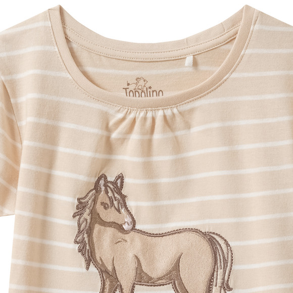 Mädchen T-Shirt mit Pferde-Motiv