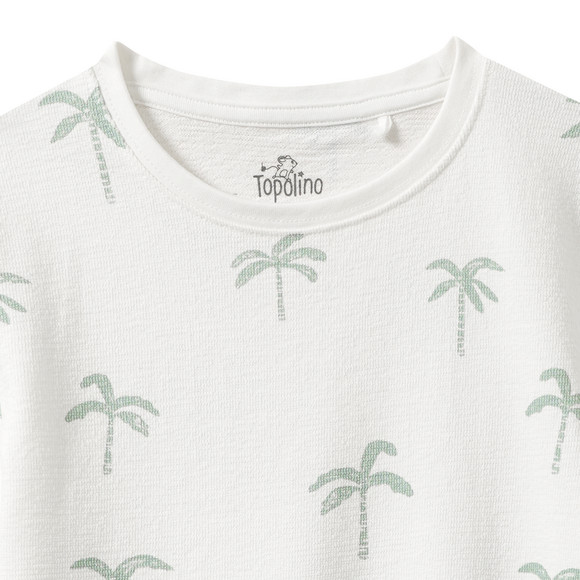 Jungen Strick-T-Shirt mit Allover-Print