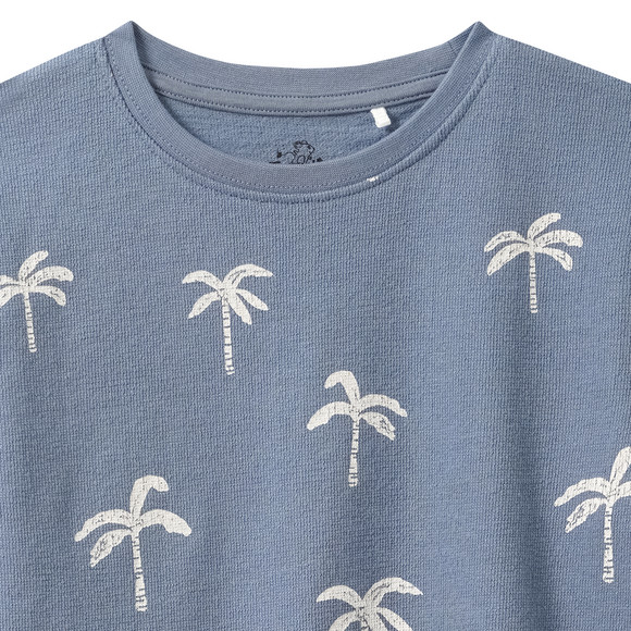 Jungen Strick-T-Shirt mit Allover-Print