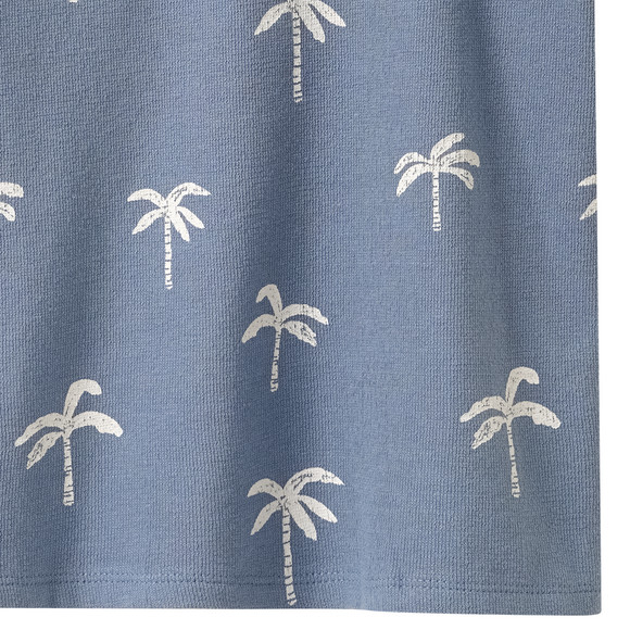 Jungen Strick-T-Shirt mit Allover-Print