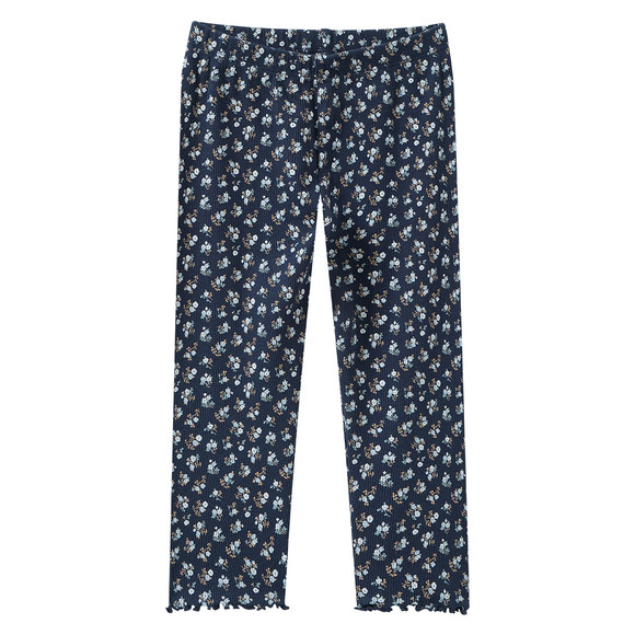 Capri-legging voor meisjes donkerblauw