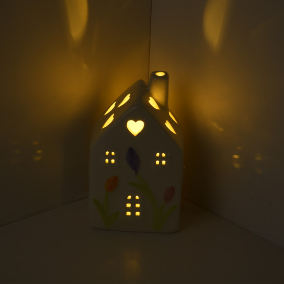 LED-huis met tulpenmotief