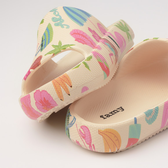 Kinder Badeschuhe mit sommerlichen Motiven