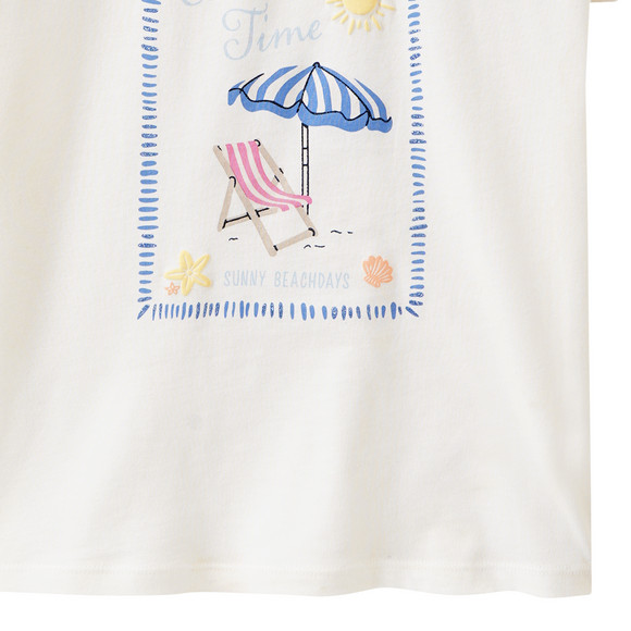 Mädchen T-Shirt mit sommerlichem Print