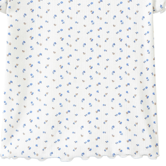 Mädchen T-Shirt mit Ajour-Muster