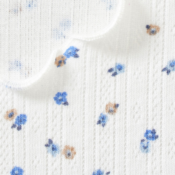 Mädchen T-Shirt mit Ajour-Muster