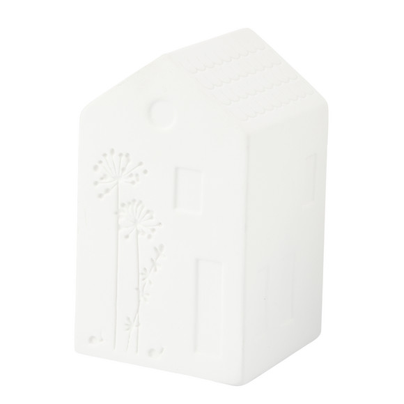 LED-decoratiehuisje van keramiek