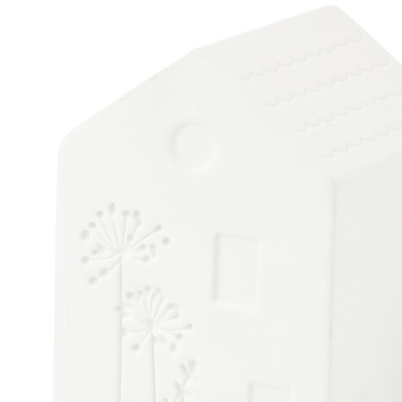 LED-decoratiehuisje van keramiek