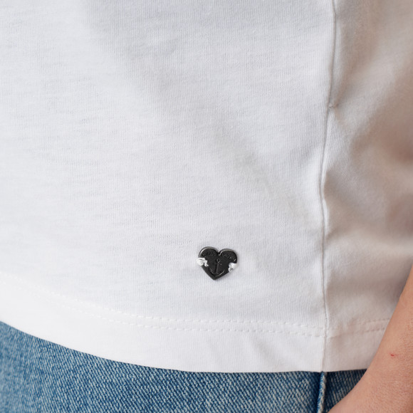 T-shirt voor dames in basic look