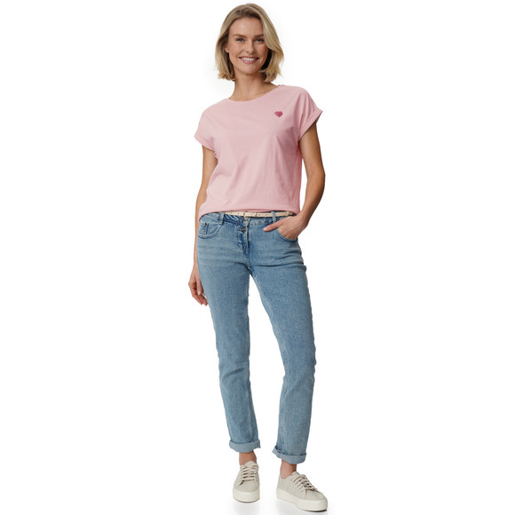 T-shirt voor dames in basic look