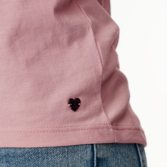 T-shirt voor dames in basic look