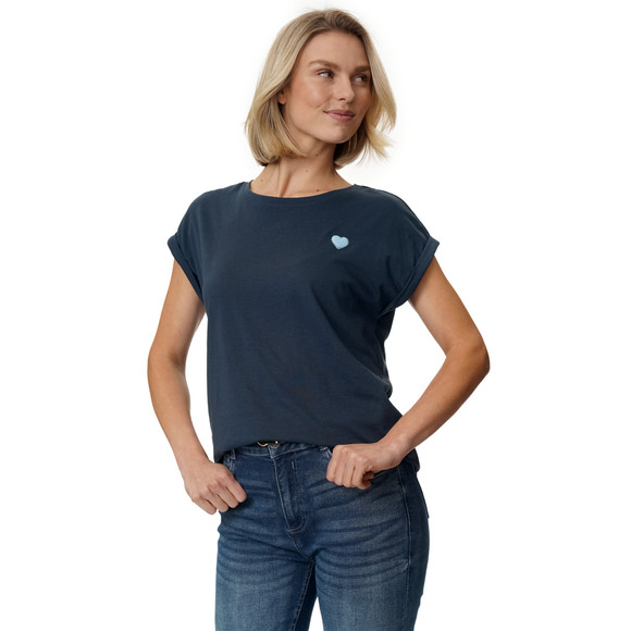 T-shirt voor dames in basic look