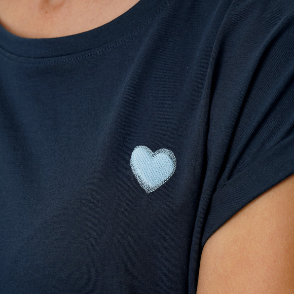 T-shirt voor dames in basic look