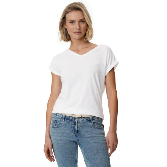 T-shirt voor dames in basic look