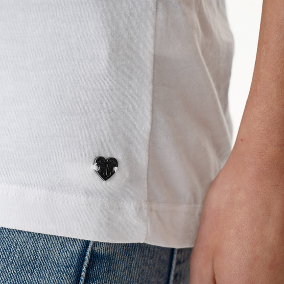 T-shirt voor dames in basic look