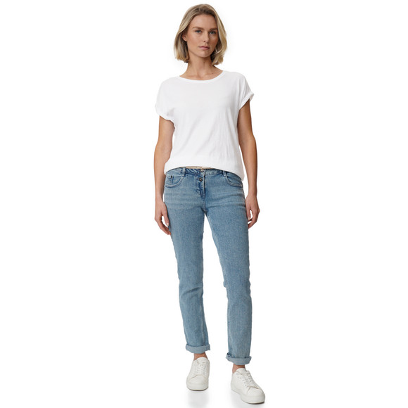 T-shirt voor dames in basic look