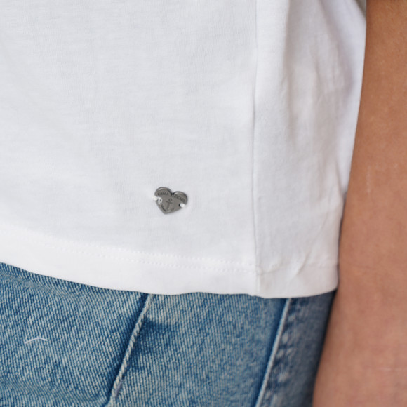 T-shirt voor dames in basic look