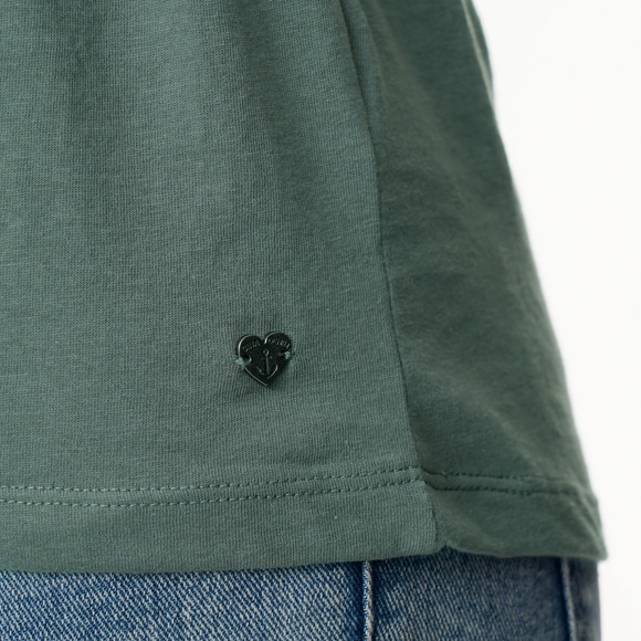 T-shirt voor dames in basic look