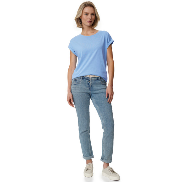 T-shirt voor dames in basic look