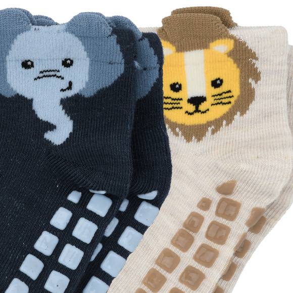 2 Paar Baby Stopper-Socken im Set