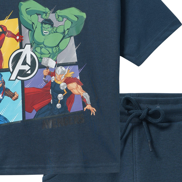 MARVEL Avengers Set mit T-Shirt und Shorts