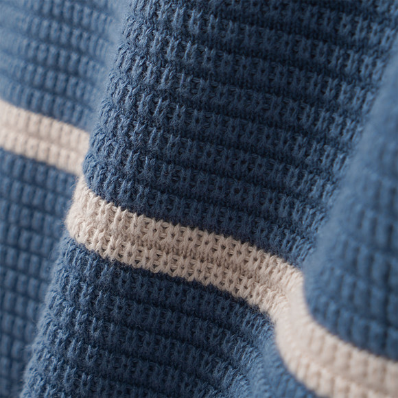 Poloshirt voor jongens met gebreide structuur