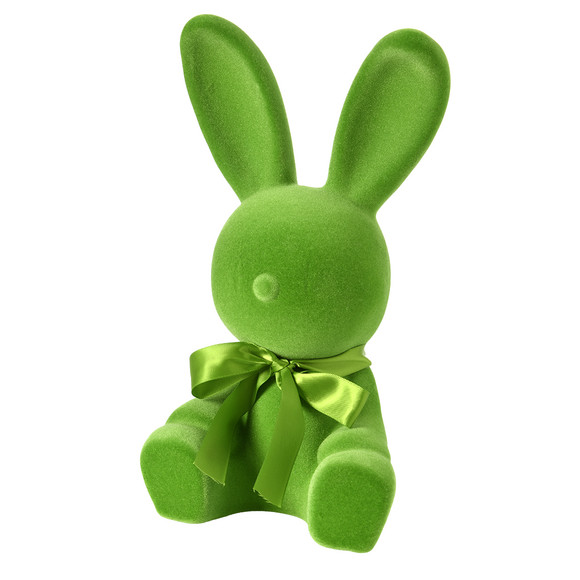Decoratief konijn in fluweellook