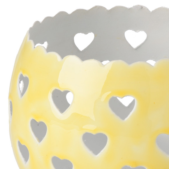 Metalen theelichthouder