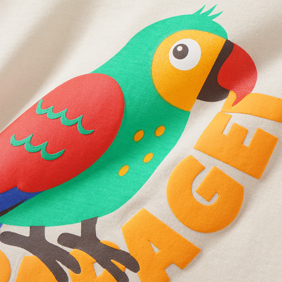 Baby T-Shirt mit Papagei-Motiv