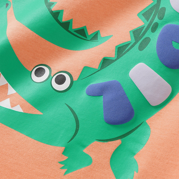 Baby T-Shirt mit Krokodil-Motiv