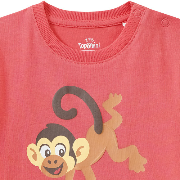 Baby T-Shirt mit Affen-Motiv