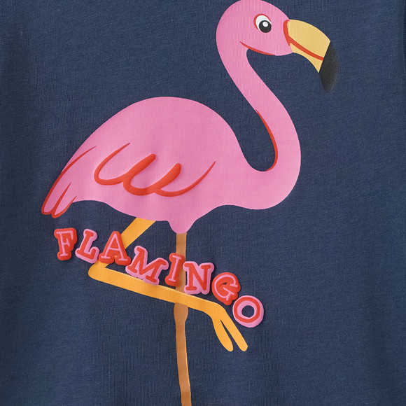 Baby T-Shirt mit Flamingo-Motiv
