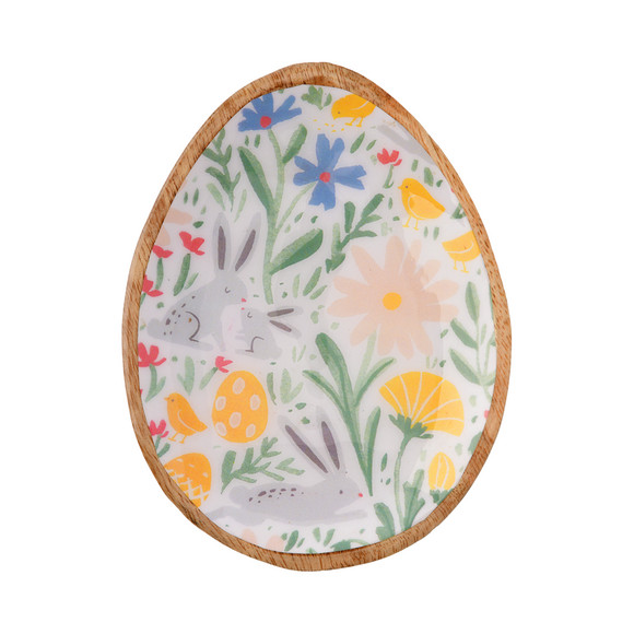 Kleine houten plaat in paas-Design