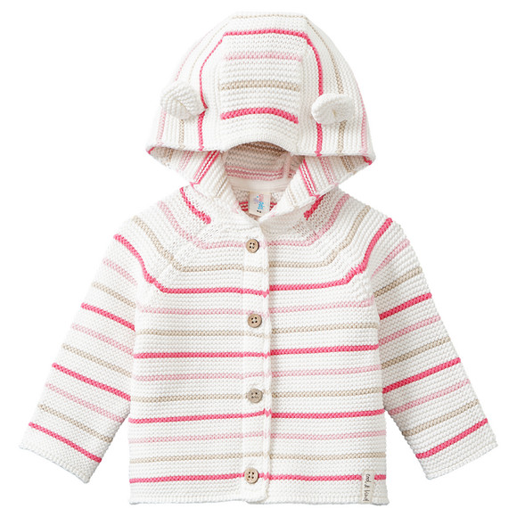 Newborn Strickjacke mit Öhrchen