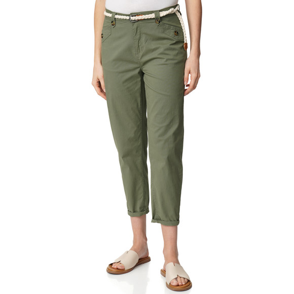 Damen Hose mit Zopf-Gürtel