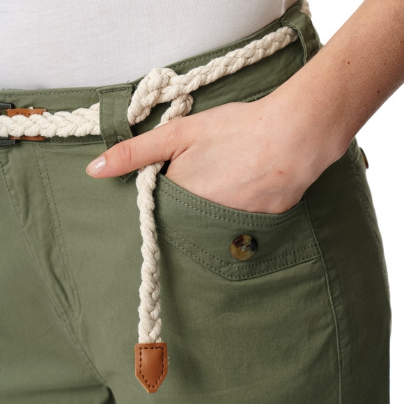 Damen Hose mit Zopf-Gürtel